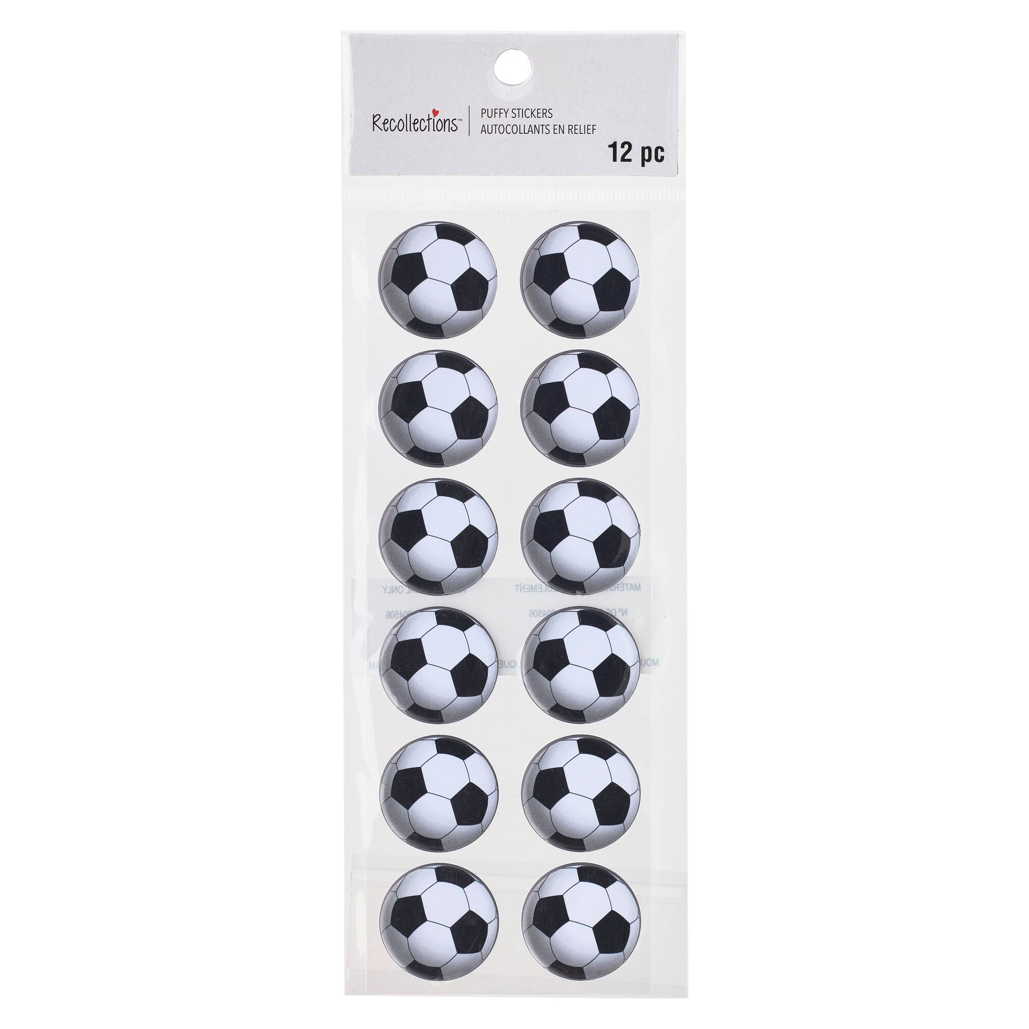 12 Pack: 12 ct. (144 total) Soccer Ball Repeats Stickers by Recollections™